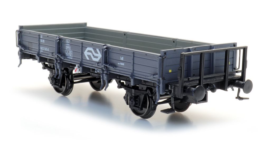 ARTITEC b.v. 20.317.07 - Niederbordwagen NS Ep.IV Sand 140-7 NS-Logo Depot Maarn H0/GL