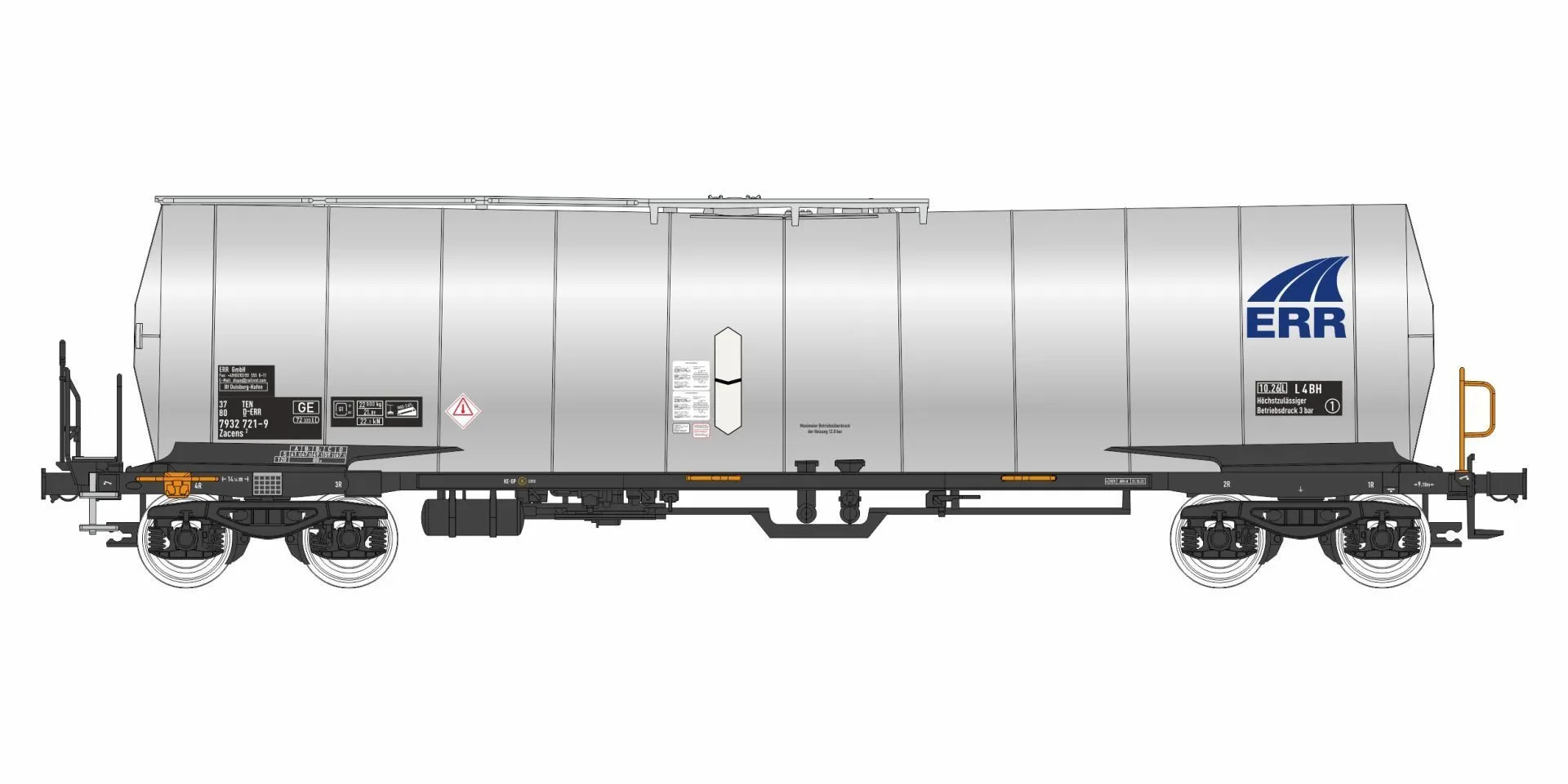 IGRA MODEL 96200087 - Kesselwagen ERR Ep.VI Zacens 78 TT 1:120