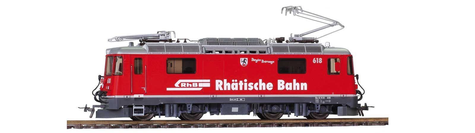 Bemo 1258178 - E-Lok Ge 4/4 II 618 RhB Ep.VI Bergrün neurot H0m