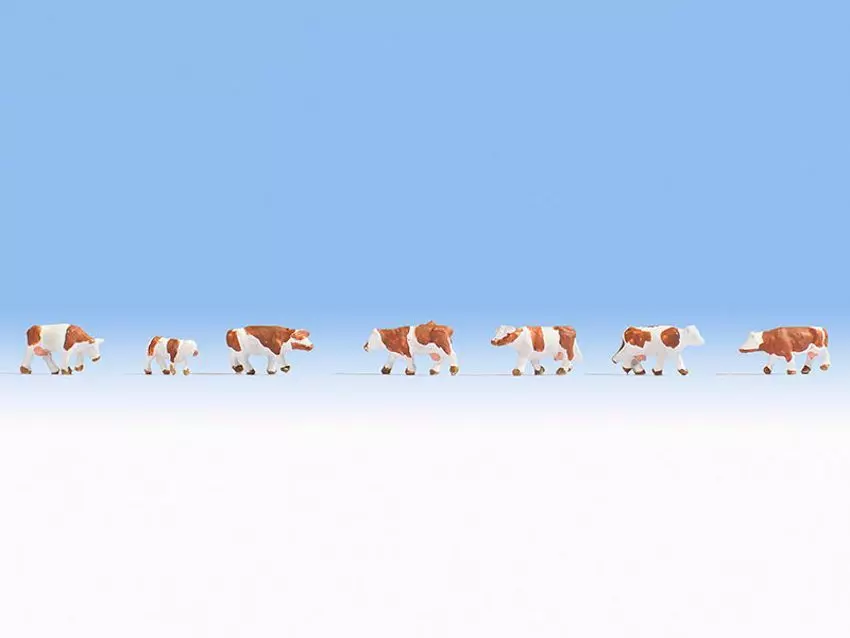 Noch 44251 - Kühe, braun-weiß Z 1:220