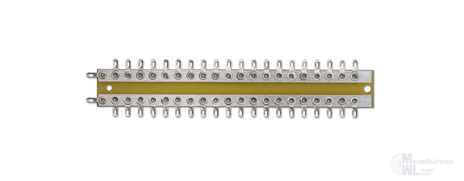 Brawa 3916 - Verteiler-Lötösenplatte 2-pol 20-fach 1.Stck.