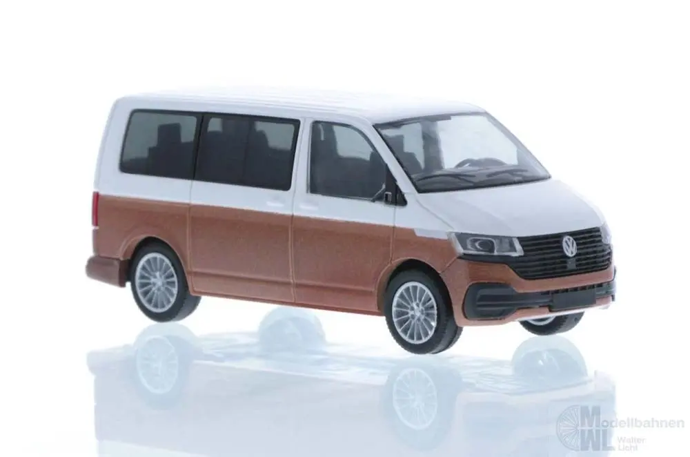 Rietze 11673 - Volkswagen T6.1 Bus KR candyweiß/copper bronze H0 1:87
