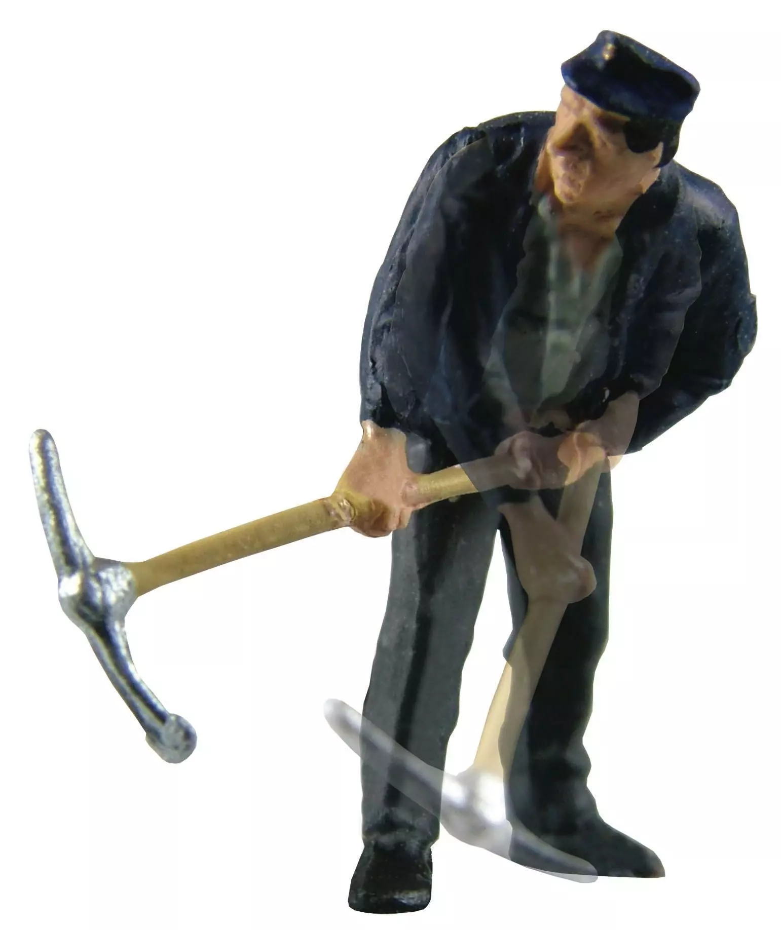 Viessmann 1527 - Landarbeiter mit Kreuzhacke bewegt H0 1:87