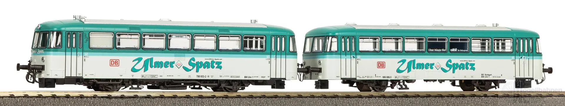 Piko 52150 - Schienenbus BR 798 DB Ep.V Ulmer Spatz 2.tlg. H0/GL Sound