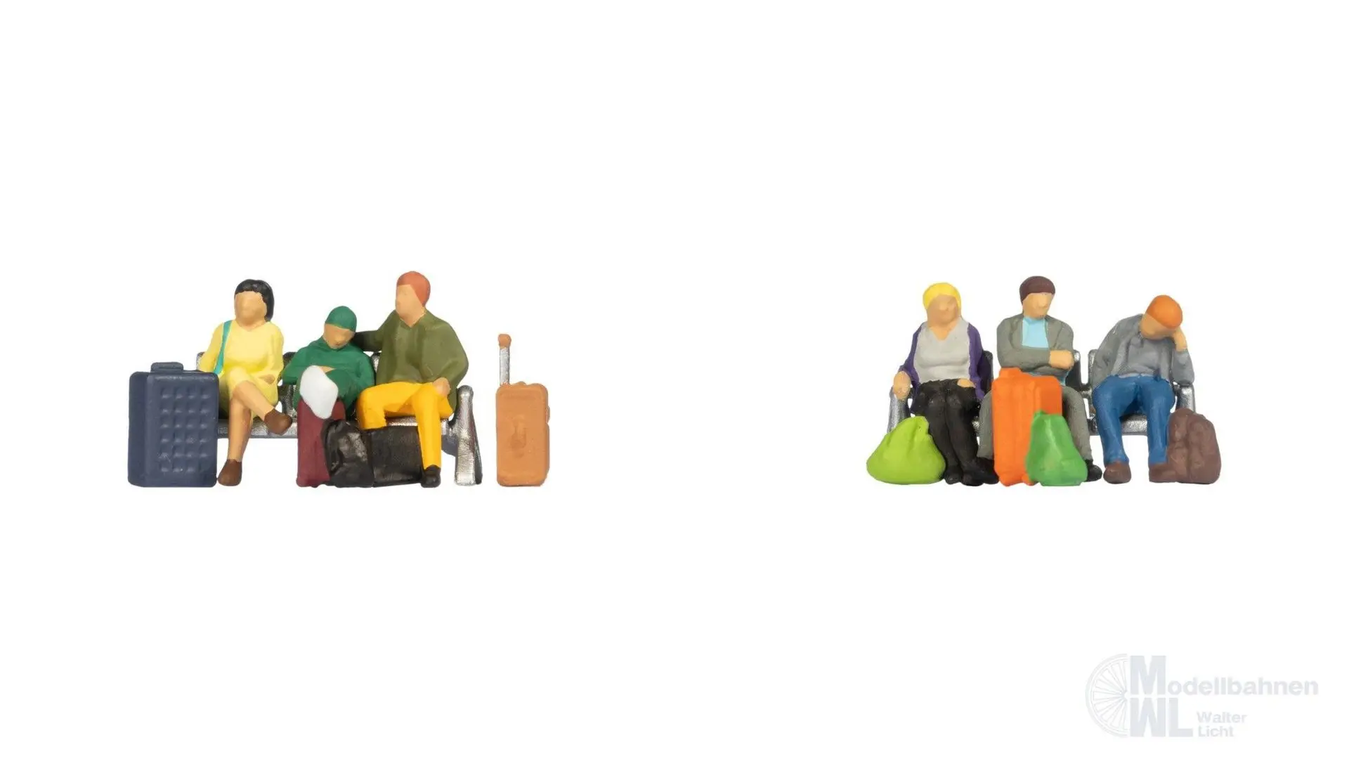 Noch 15213 - Sitzende Reisende H0 1:87