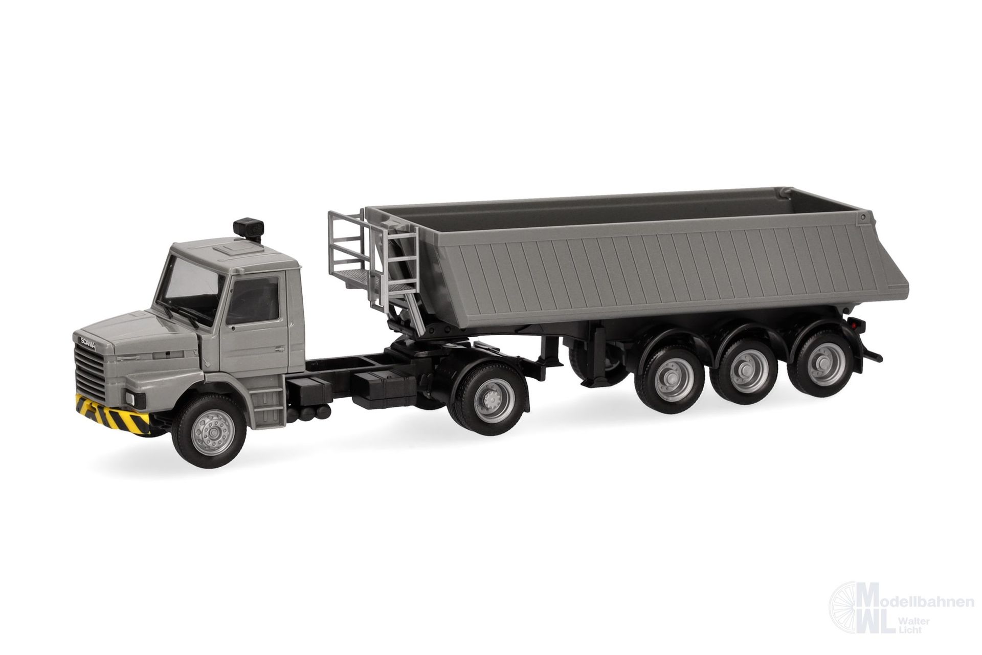 Herpa 319713 - Scania Hauber Kipp-Sattelzug 2-achs / 3-achs Auflieger H0 1:87