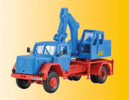 Kibri 14130 - MAGIRUS Eckhauber mit Baggeraufbau H0 1:87