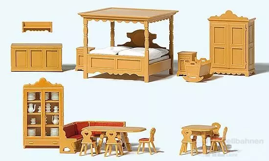 Preiser 17710 - Landhausmöbel H0 1:87