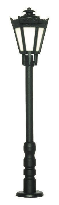 Viessmann 6070 - Parklaterne schwarz, LED warmweiß H0 1:87