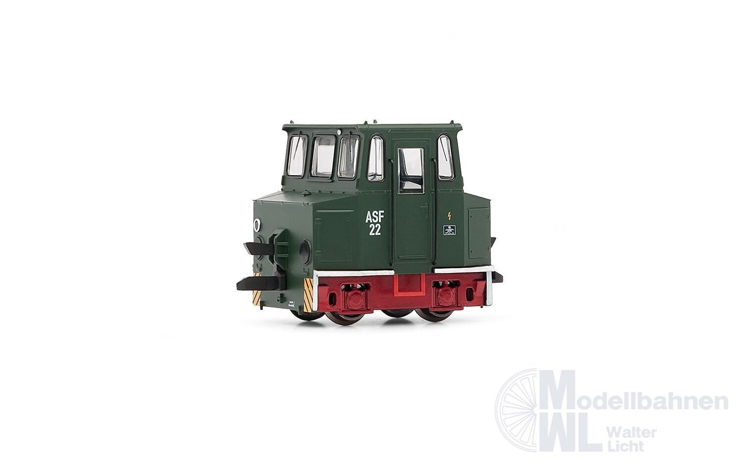Arnold 2638 - Akku-Schleppfahrzeug DR Ep.IV grün/rot N 1:160