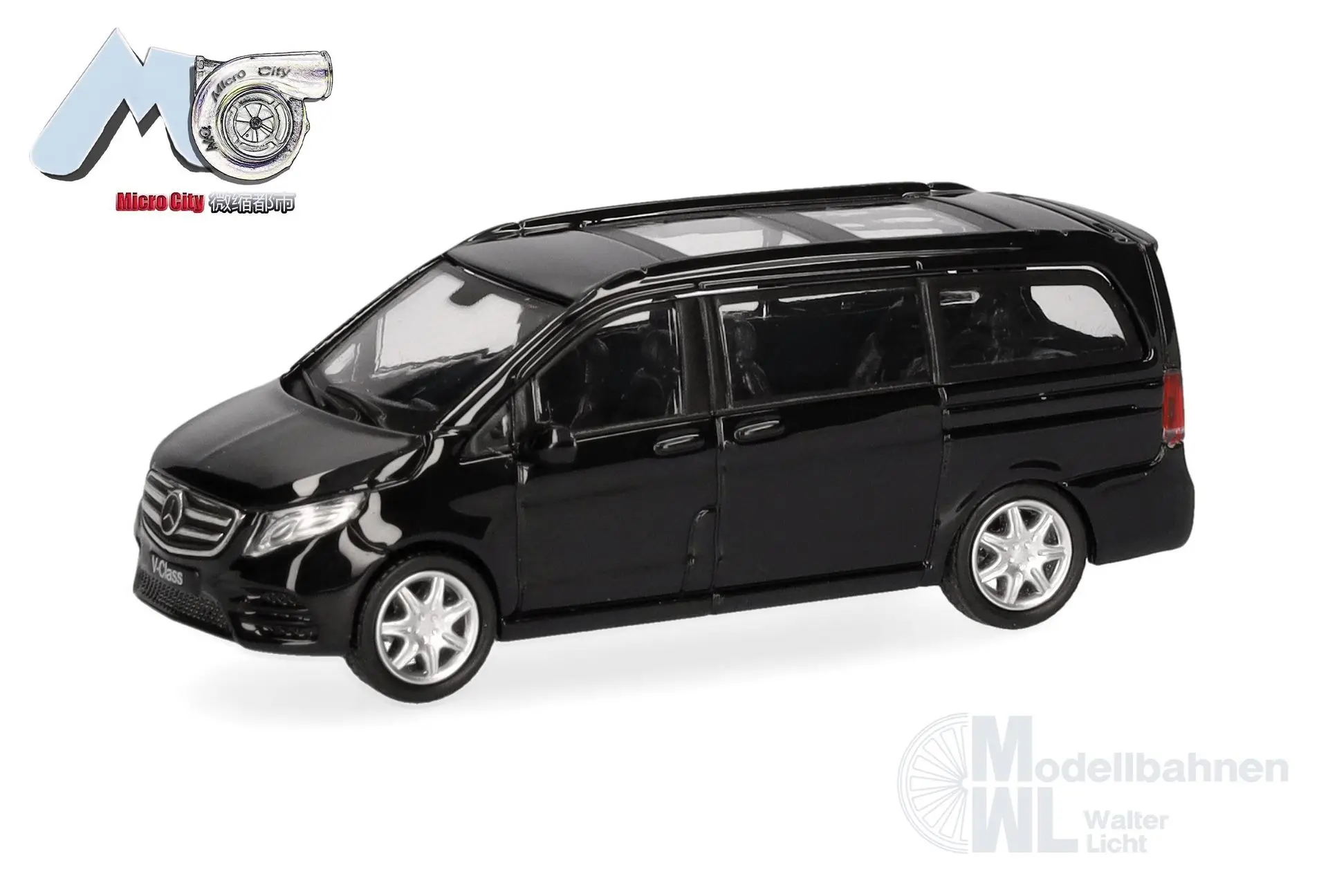 Herpa 87MC000075 - Mercedes-Benz V-Klasse schwarz H0 1:87