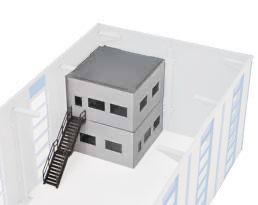 Kibri 39255 - Bürobereich für Industriehalle H0 1:87