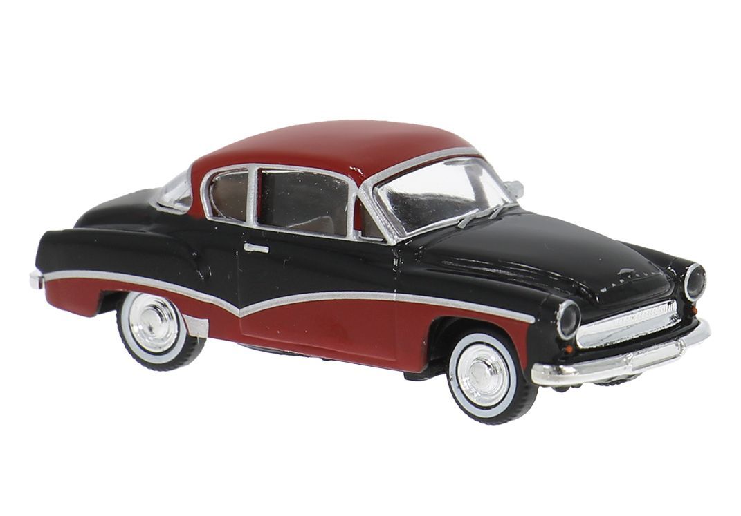 Brekina 27163 - Wartburg 311 Coupé in schwarz/rot H0 1:87