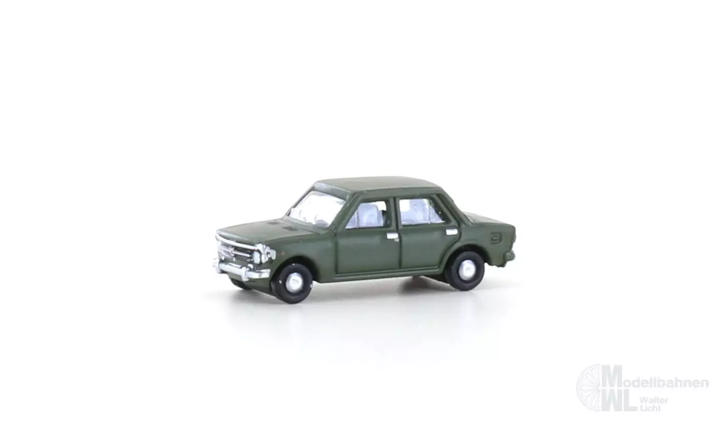 Lemke Minis 61517 - Fiat 128 Militär olivgrün N 1:160