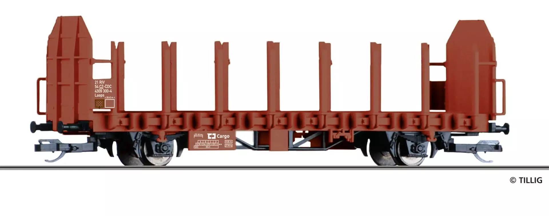 Tillig 14603 - Rungenwagen CD Ep.VI Laaps TT 1:120 START