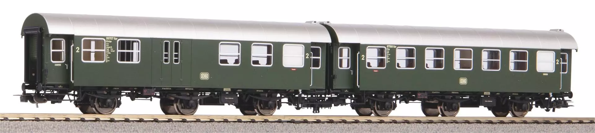 Piko 58242 - Umbauwagen Set DB Ep.III B3yg / BD3yg 2.tlg. H0/GL