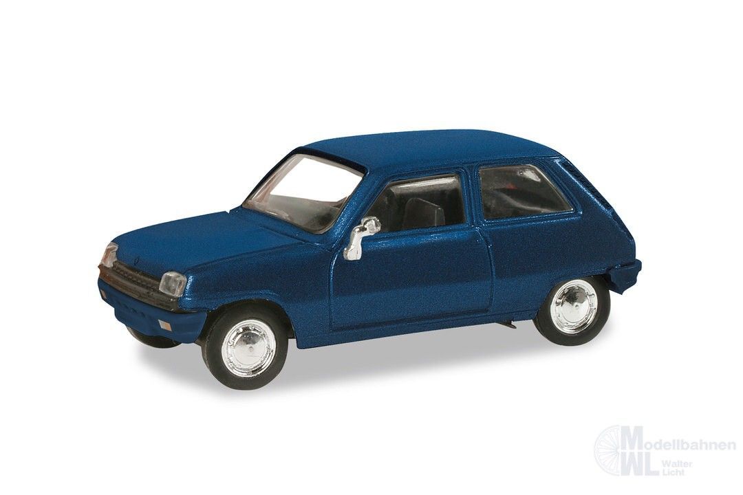 Herpa 034456-002 - Renault R5, blau metallic H0 1:87 Herpa 034456-002 - Renault R5, blau metallic H0 1:87
