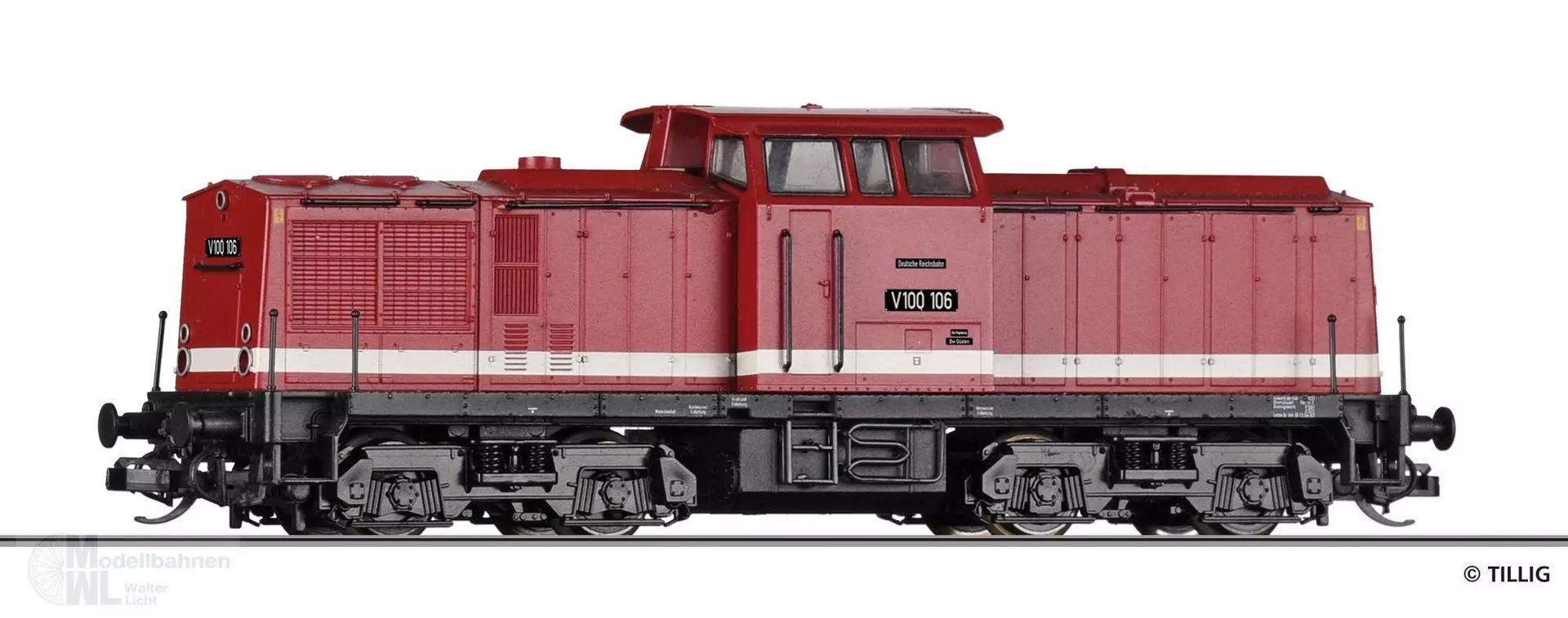 Tillig 04597 - Diesellok V 100 DR Ep.III TT 1:120