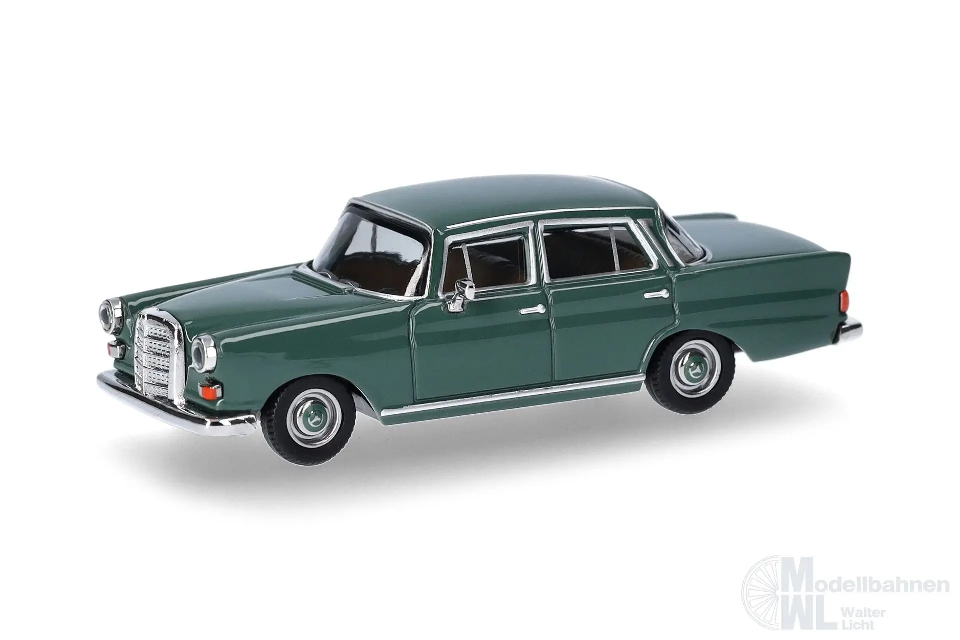 Herpa 420457-004 - Mercedes-Benz 200 Heckflosse moosgrün H0 1:87