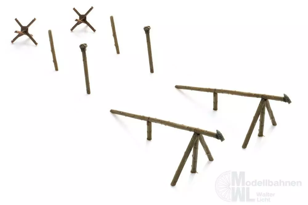 ARTITEC b.v. 6870743 - D-Day-Strandhindernisse Fertigmodell H0 1:87