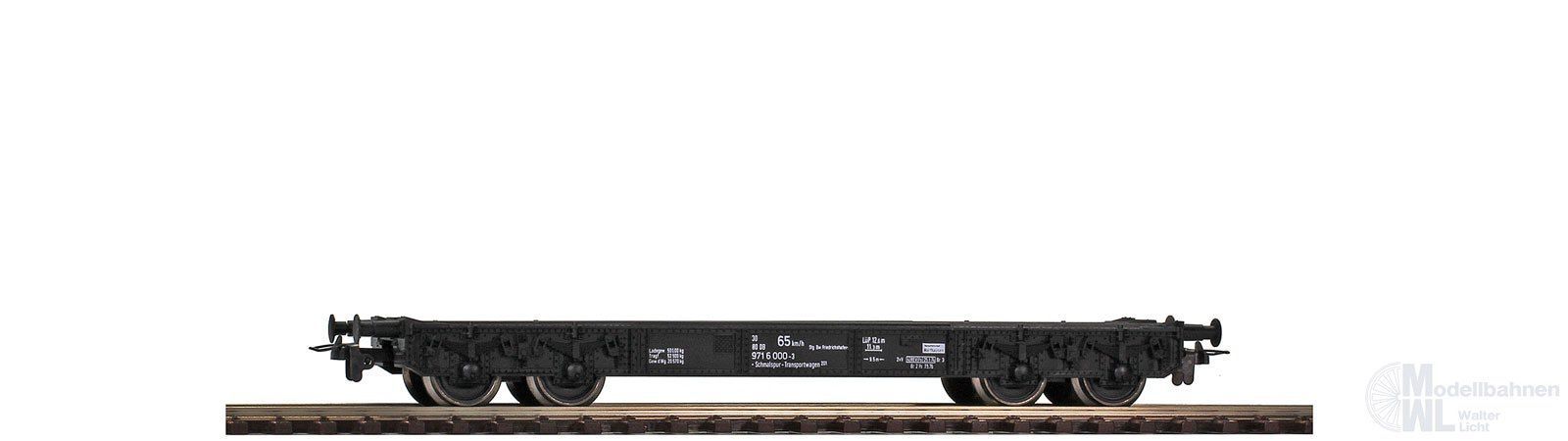 Bemo 2601860 - Tragwagen DR Ep.III 84-31-39 unbeladen H0/GL