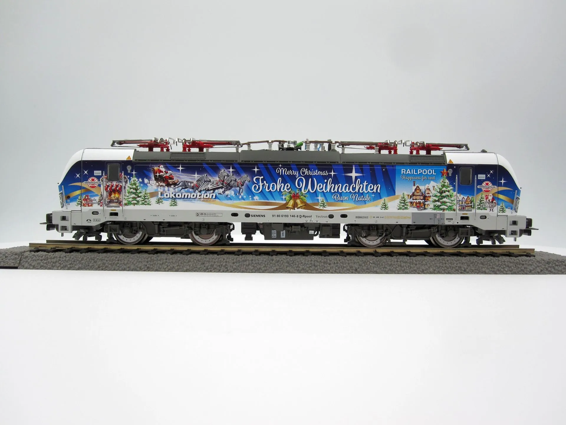 Piko 71355 - E-Lok Vectron Weihnachtslok Railpool Ep.VI H0/GL SOUND