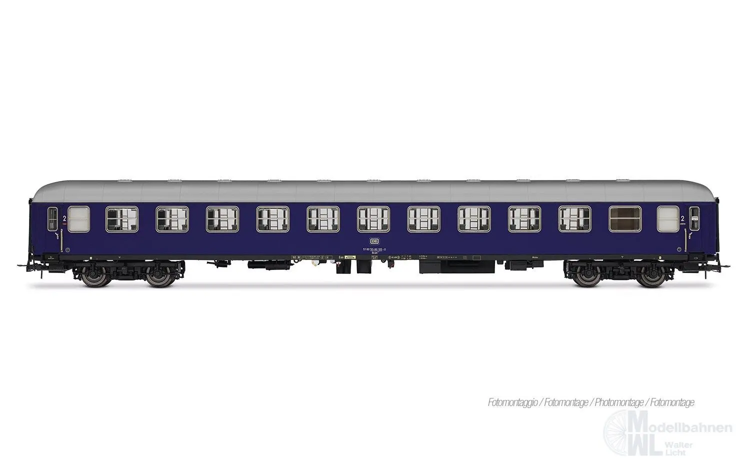 Rivarossi 4415 - Personenwagen Set DB Ep.IV 2.tlg. Bcm 243 H0/GL