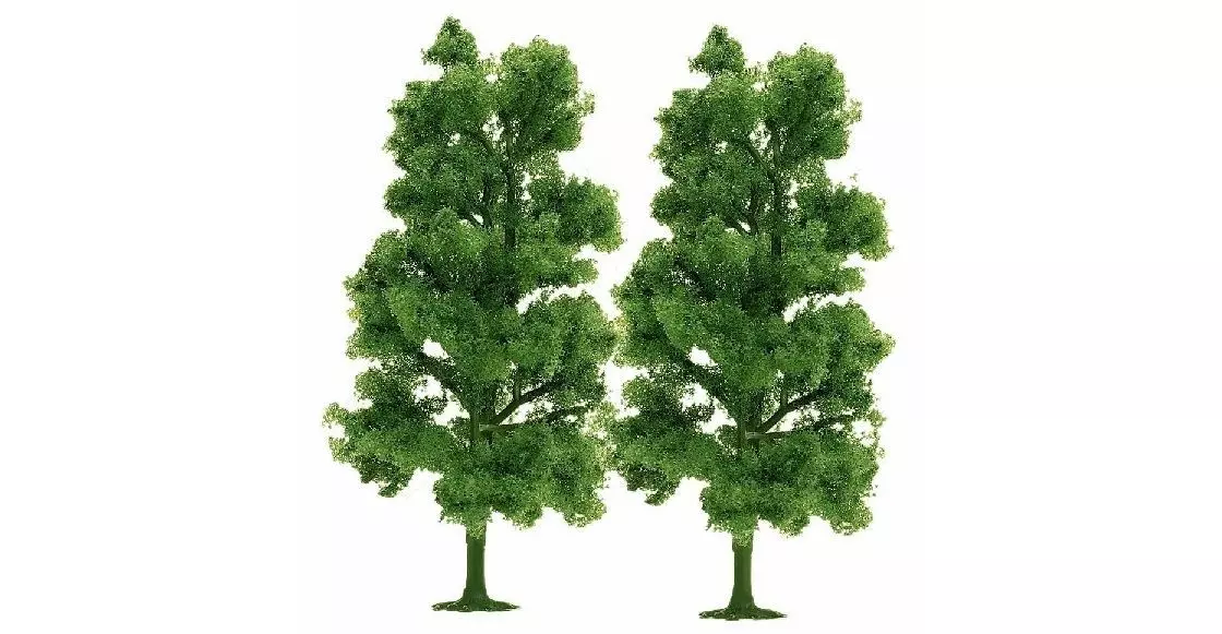 Busch 6729 - 2 Buchen 70 mm N 1:160 / Z 1:220