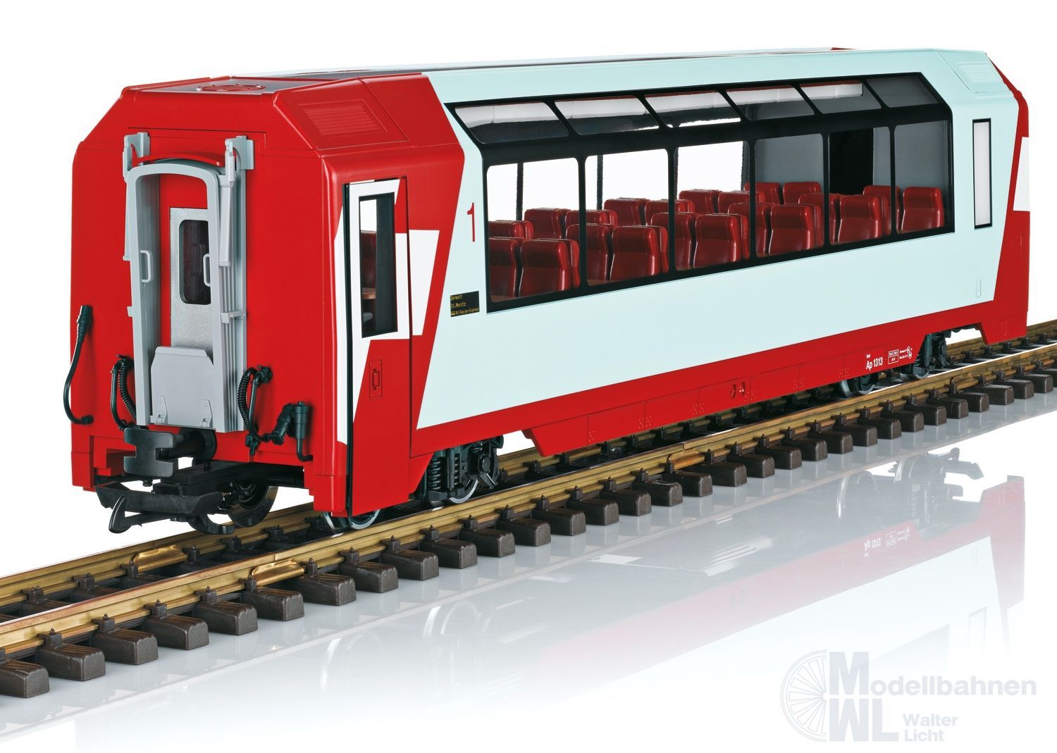 L33666_1 LGB 33666 - Panoramawagen RhB Ep.V/VI 1.Kl.Glacier Express Spur G 1:22,5
