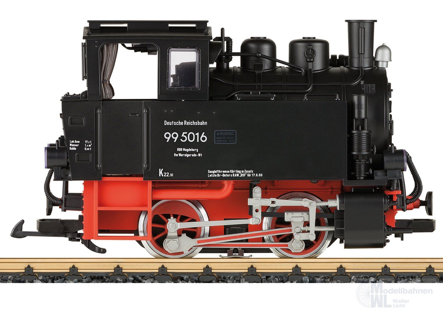 LGB 20753 - Dampflok 99 5016 DR Ep.III Spur G 1:22,5 Sound