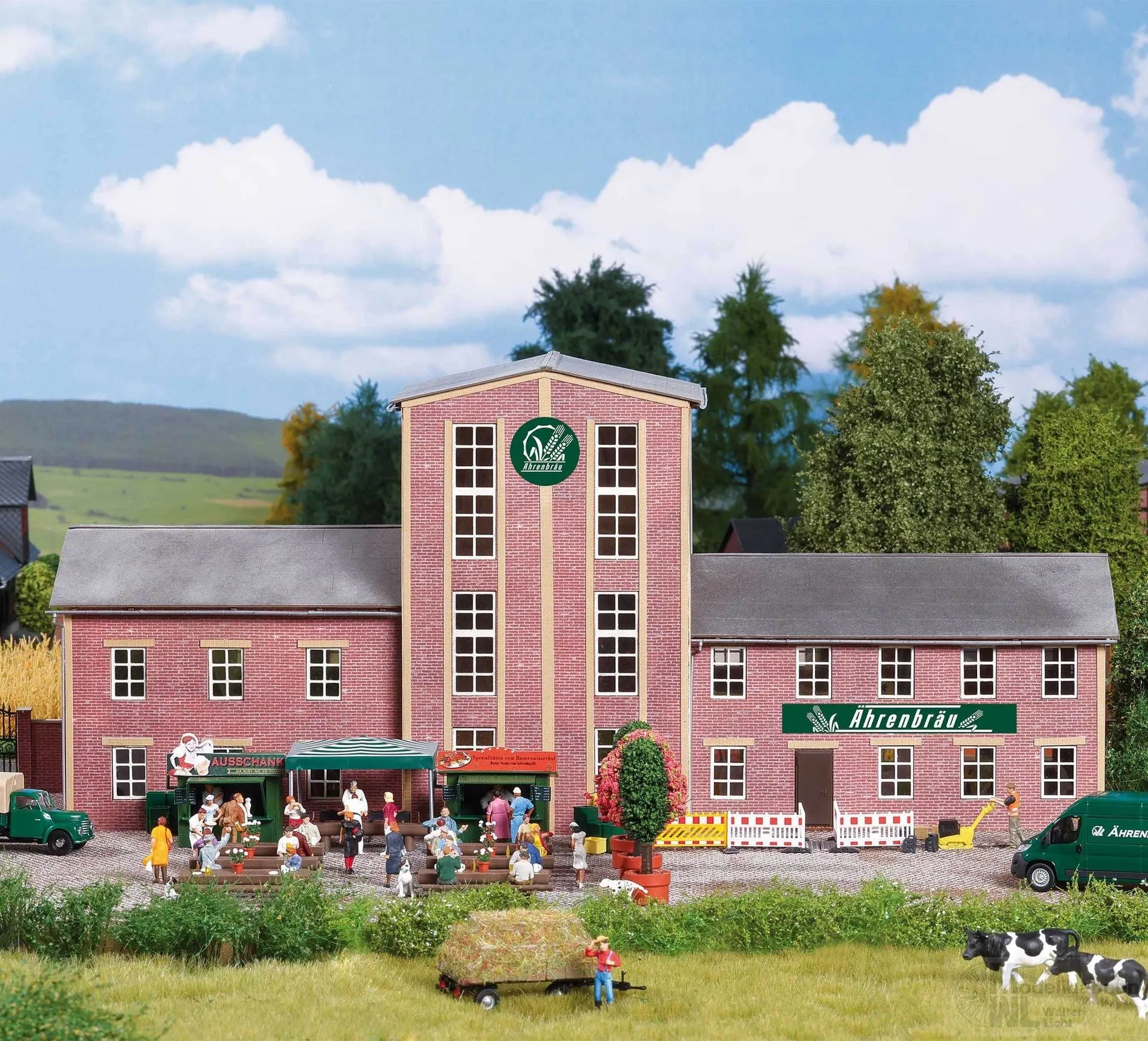 Busch 1973 - Produktionsgebäude H0 1:87