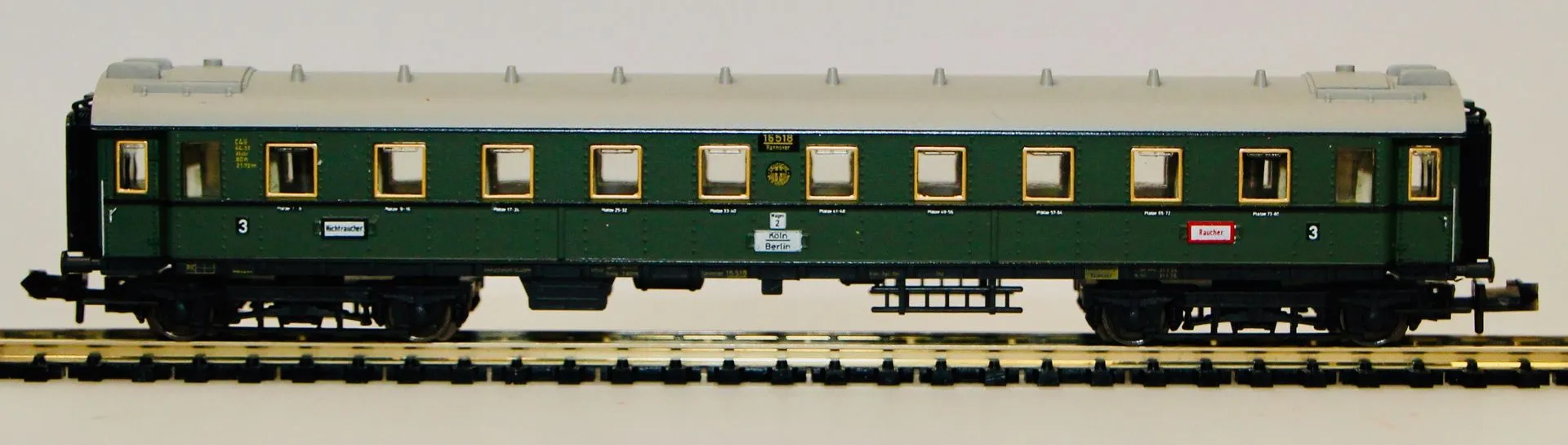 Trix 13171 - MINITRIX - Personenwagen DRG 4.Kl C4ü N 1:160