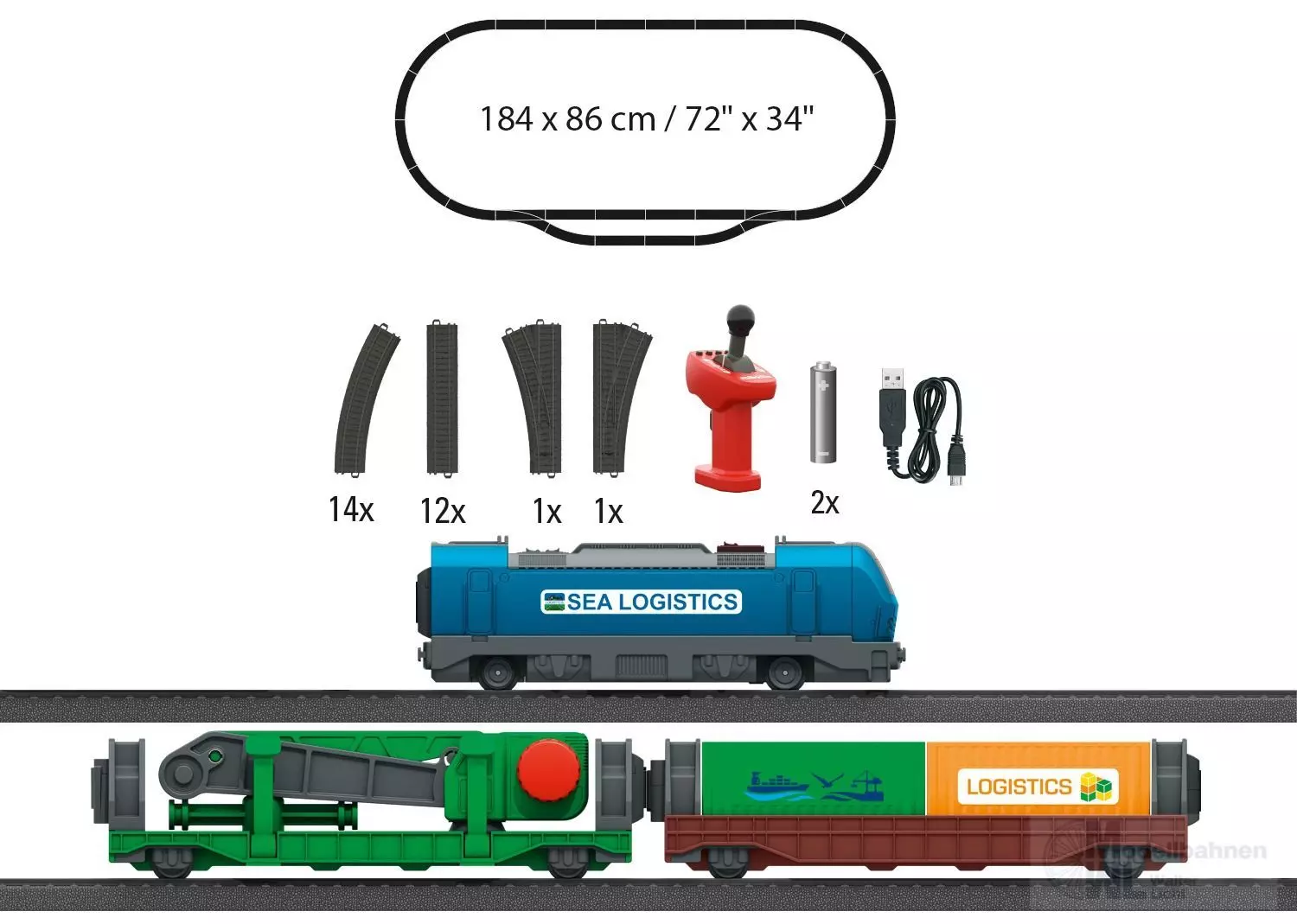 Märklin 29349 - Startpackung Containerlogistik H0/MyWorld