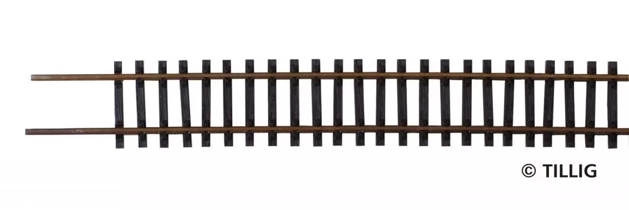 Tillig 83495 - Flexgleis Länge ca. 664 mm brüniert TT 1:120