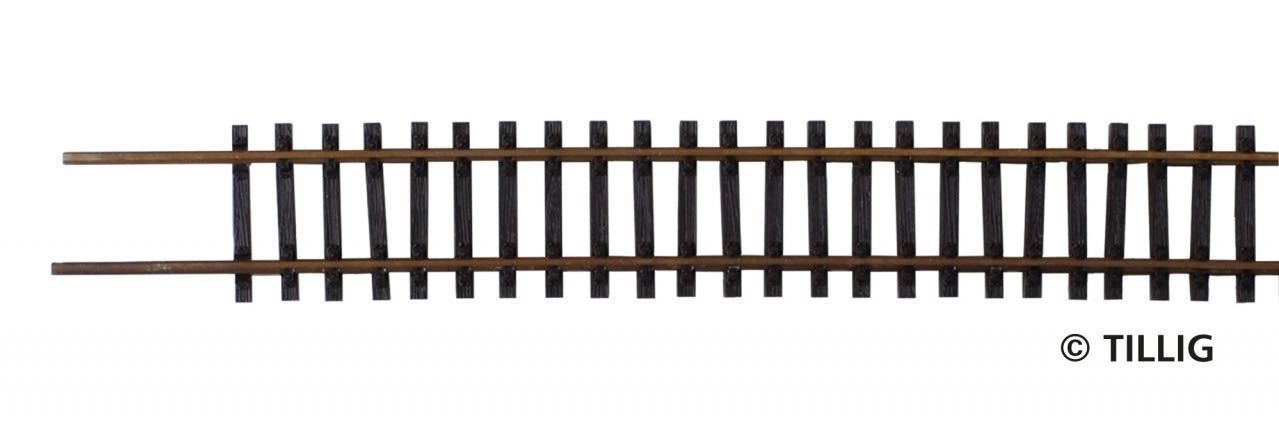 Tillig 83495 - Flexgleis Länge ca. 664 mm brüniert TT 1:120