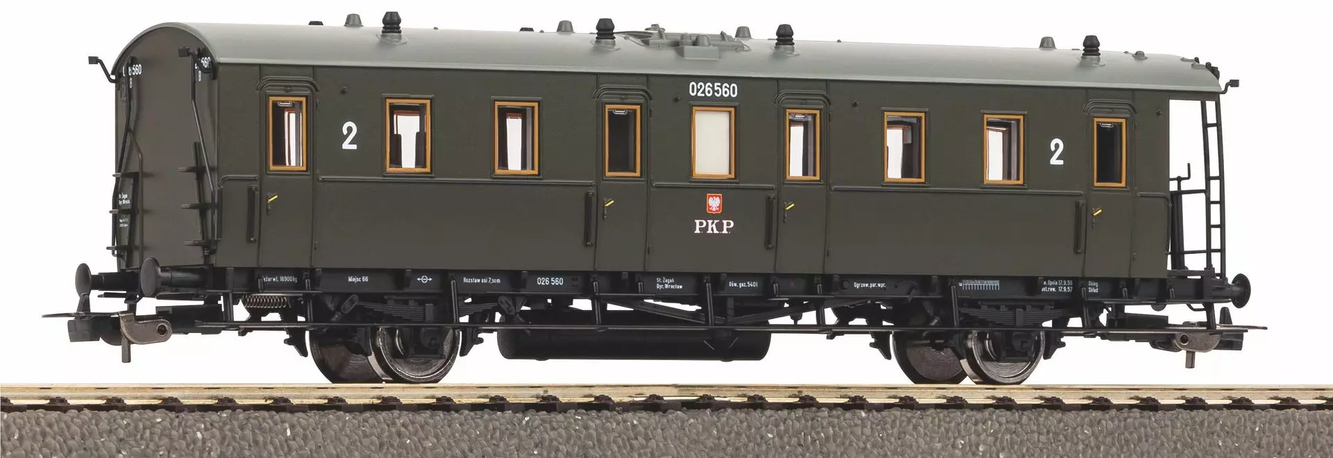 Piko 53198 - Abteilwagen PKP Ep.III 2.Kl. H0/GL