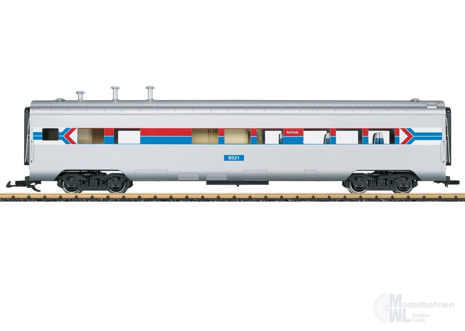 LGB 36604 - Speisewagen Amtrak Ep.IV Phase I Spur G 1:22,5