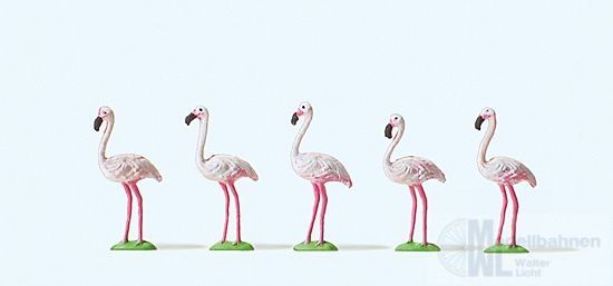 Preiser 20372 - Flamingos H0 1:87