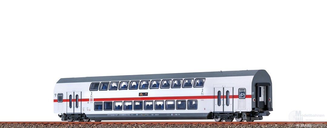 Brawa 64537 - TWINDEXX VARIO® IC2-Doppelstock-Mittelwagen DB AG 2.Kl. Konstanz N 1:160