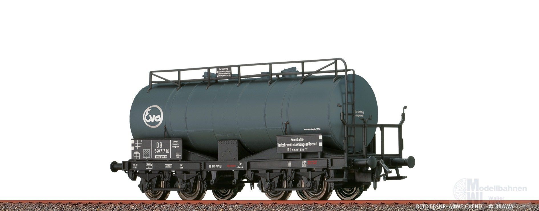 Brawa 48515 - Kesselwagen DB Ep.III EVA H0/GL