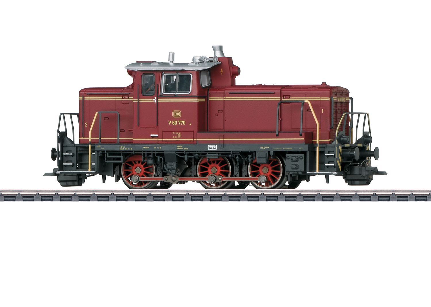 Märklin 37861 - MÄRKLIN - Diesellok V60 770 DB Ep.III H0/WS Telex Sound