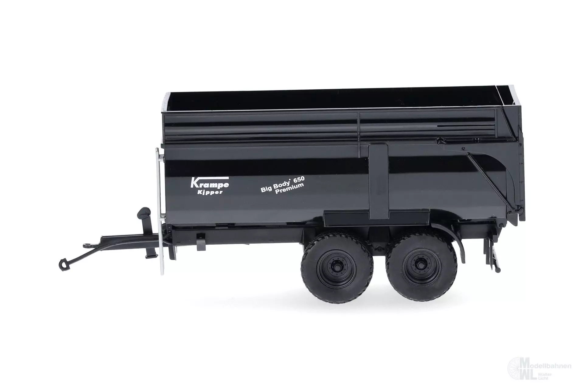 Herpa 077095 - Krampe Anhänger BigBody 650 schwarz H0 1:87