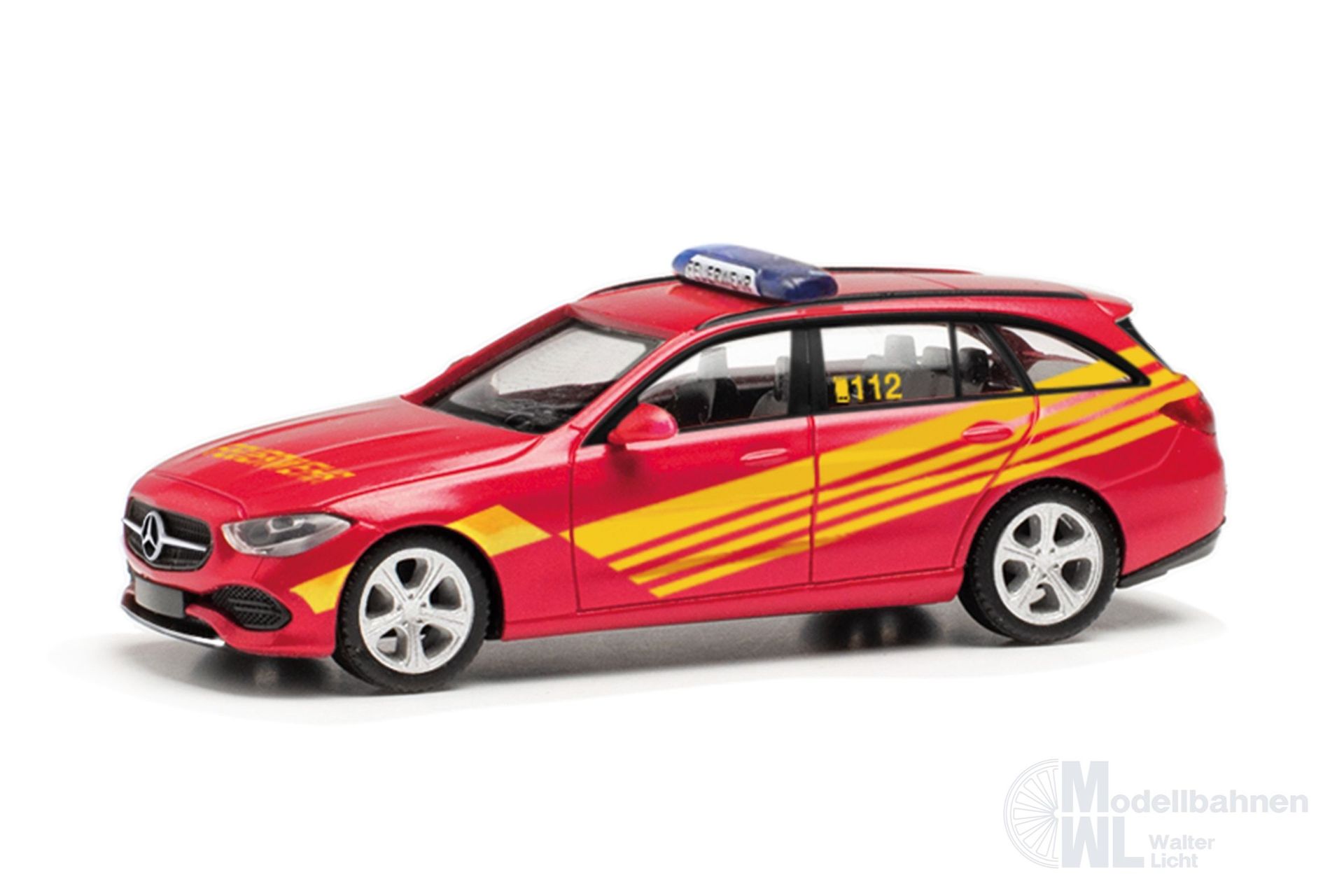 Herpa 097833 - Mercedes-Benz C-Klasse T-Modell Kommandowagen Feuerwehr H0 1:87 Herpa 097833 - Mercedes-Benz C-Klasse T-Modell Kommandowagen Feuerwehr H0 1:87