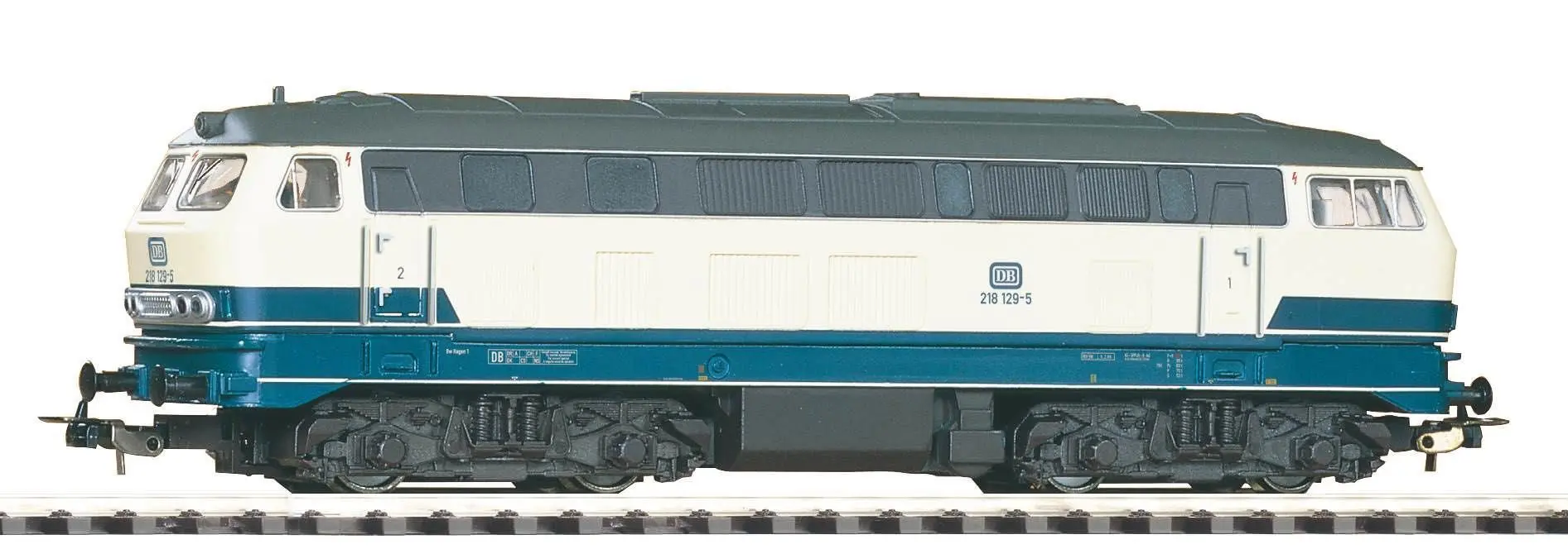 Piko 57803 - Diesellok BR 218 DB Ep.IV beige-blau H0/WS