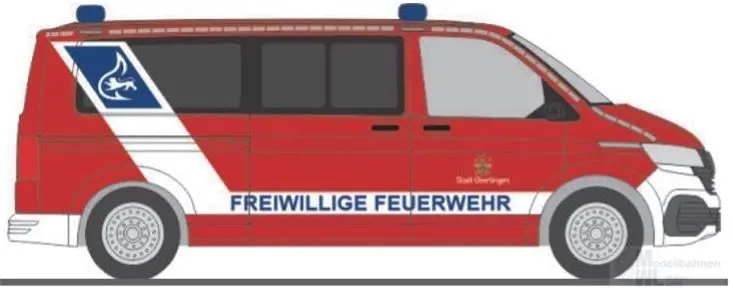 Rietze 53974 - Volkswagen T6.1 Feuerwehr Überlingen H0 1:87