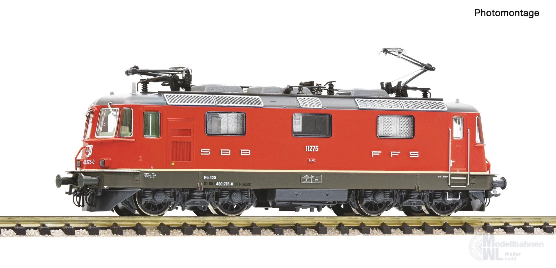 Fleischmann 7560045 - E-Lok Re 420 275-0 SBB Ep.V N 1:160