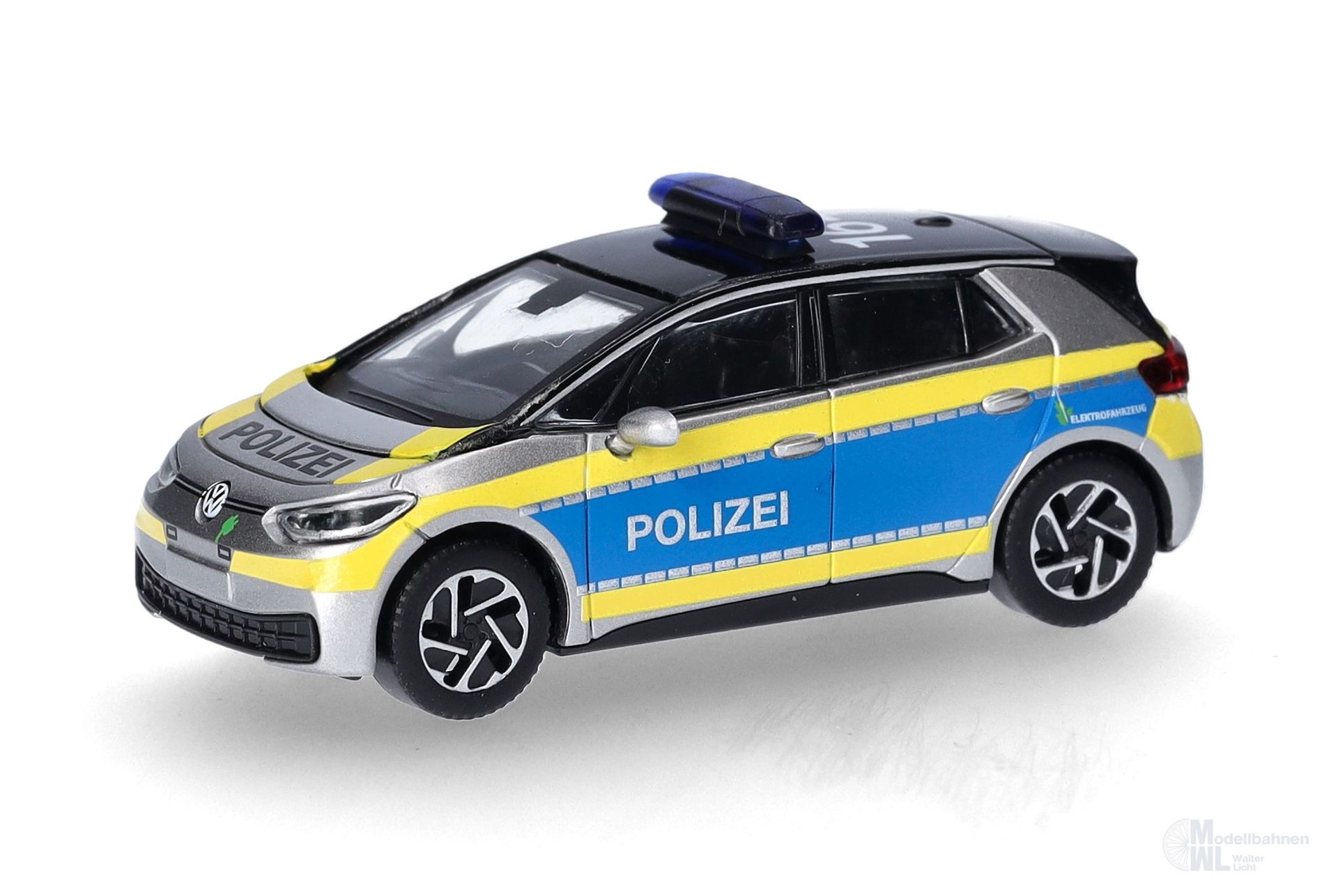 Herpa 097352 - VW ID 3 Polizei Hamburg H0 1:87