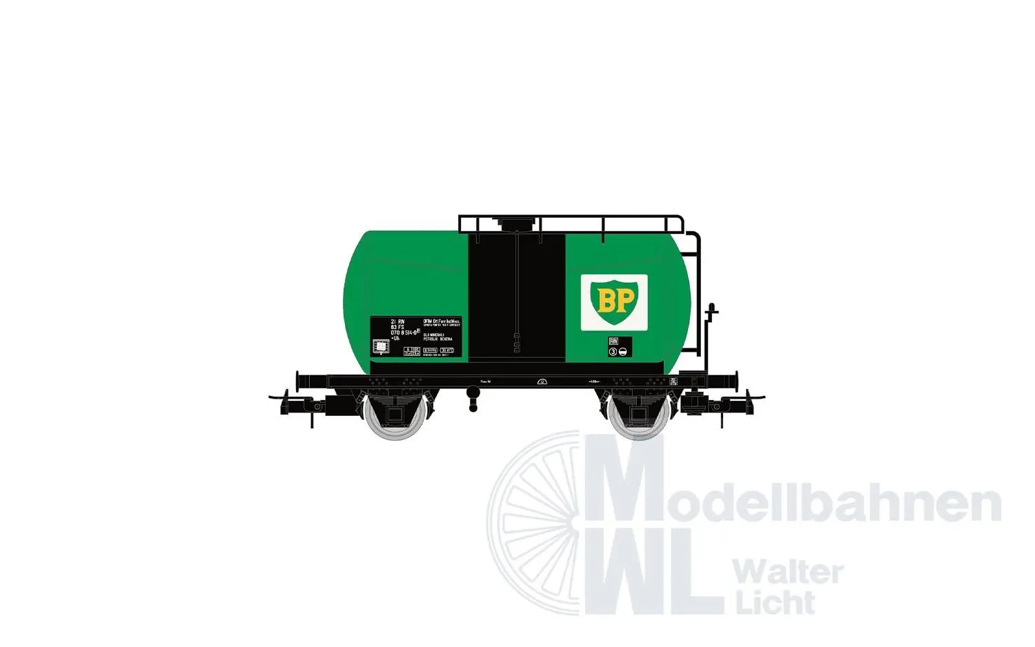 Rivarossi 6567 - Kesselwagen Set FS Ep.IV 2.tlg BP H0/GL