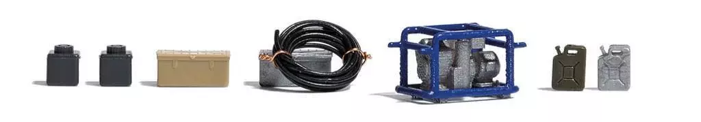 Busch 7800 - A-Set:Notstromaggregat H0 1:87