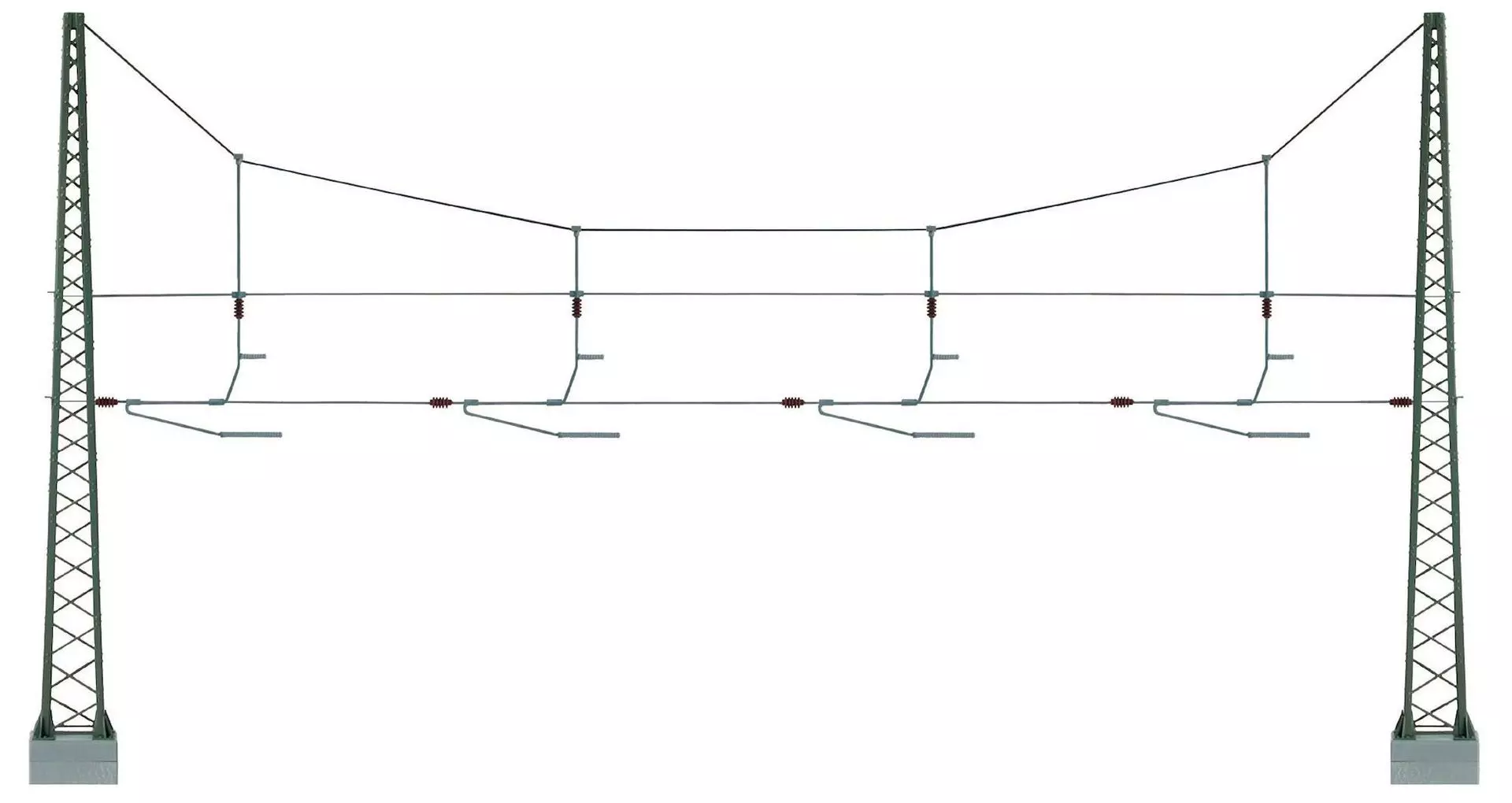 Viessmann 4163 - Quertragwerk über vier Gleise H0 1:87